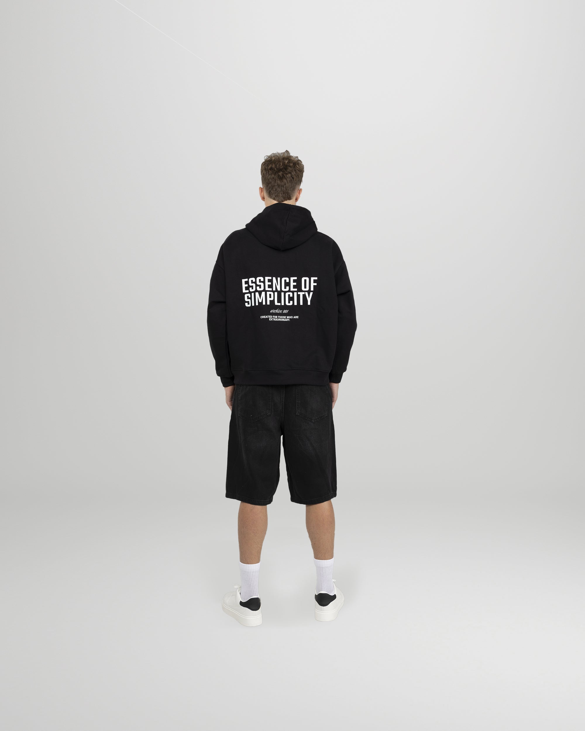 Arch.001 Black Hoodie