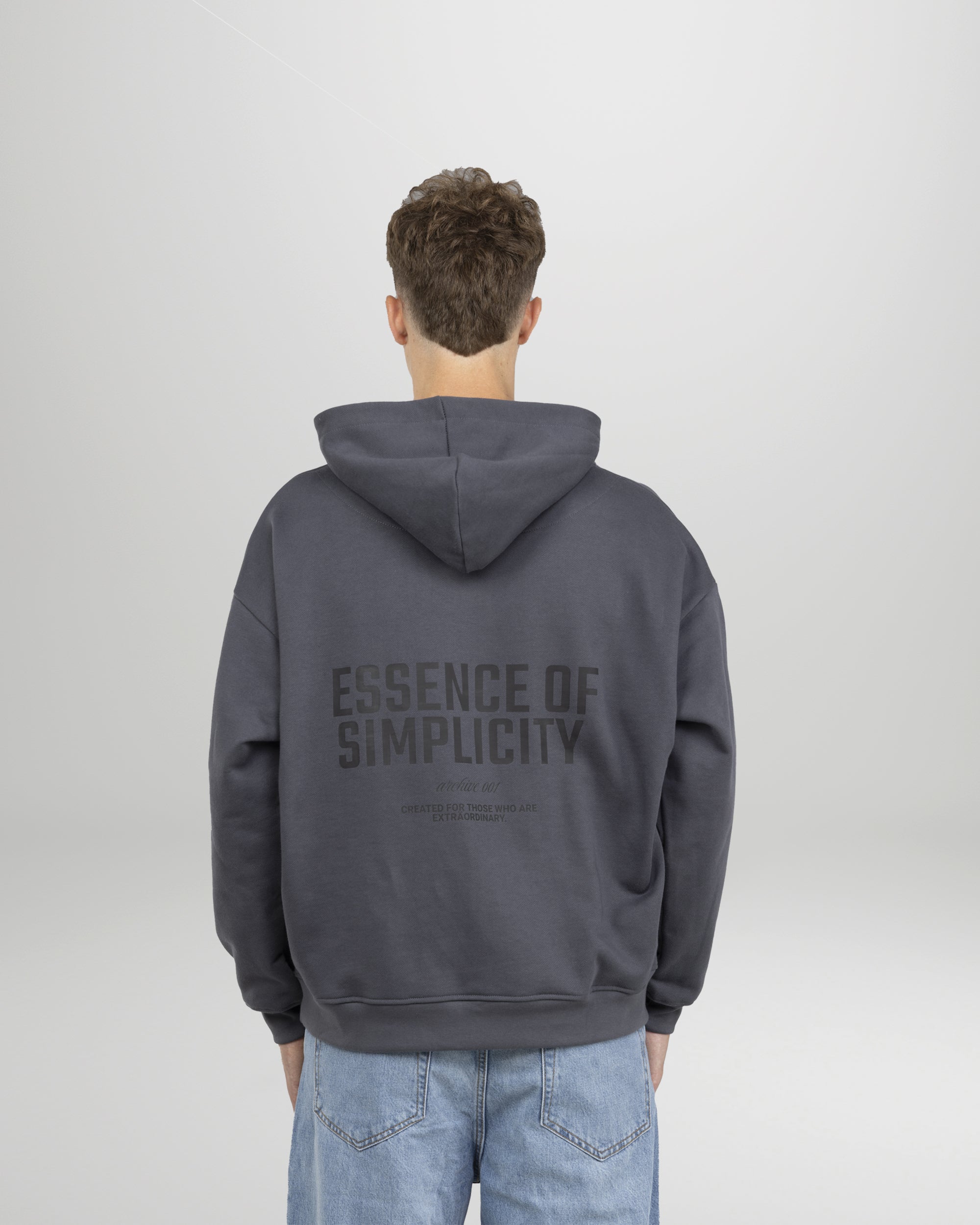 Arch.001 Ebony Hoodie