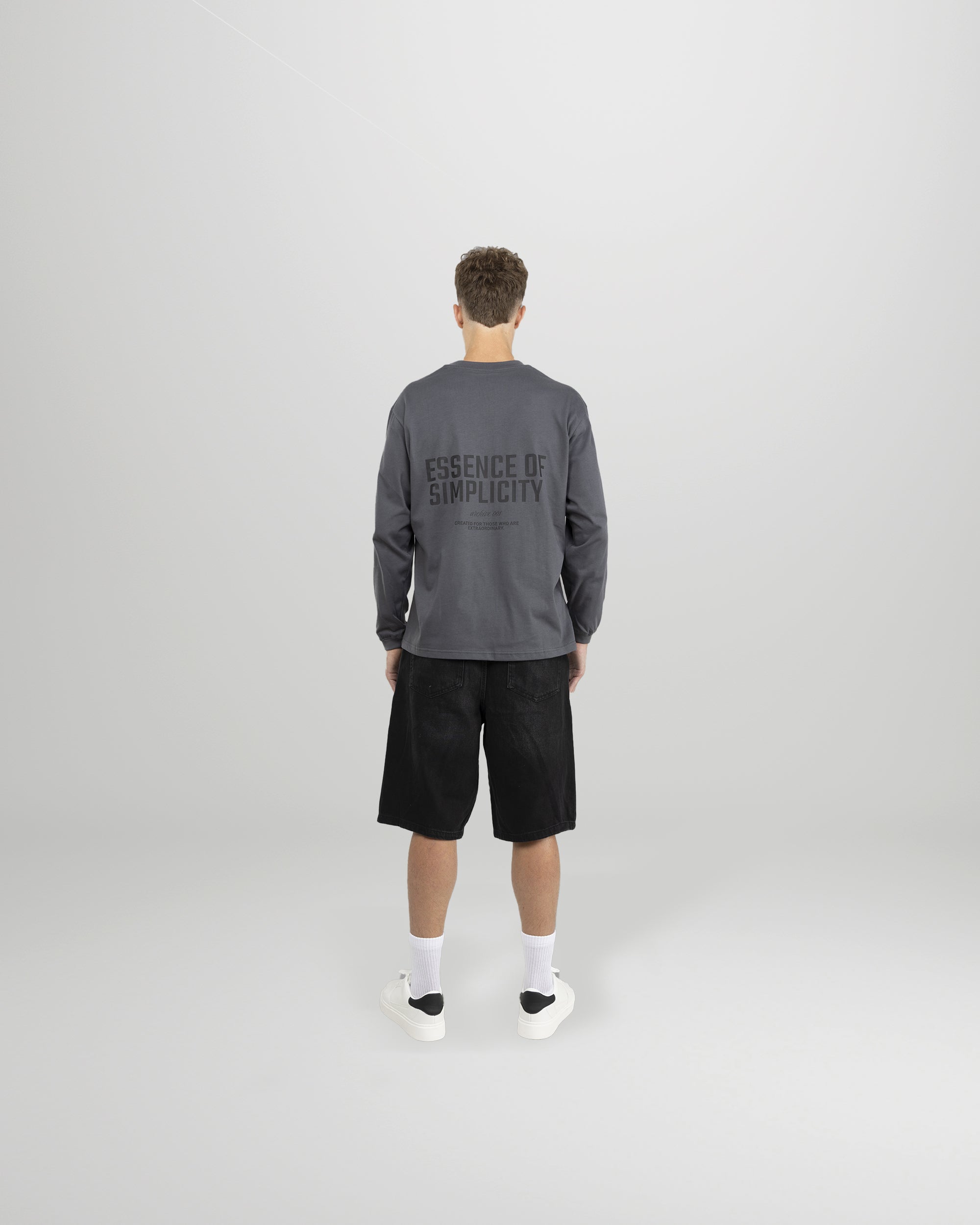 Arch.001 Ebony Long Sleeve Tee