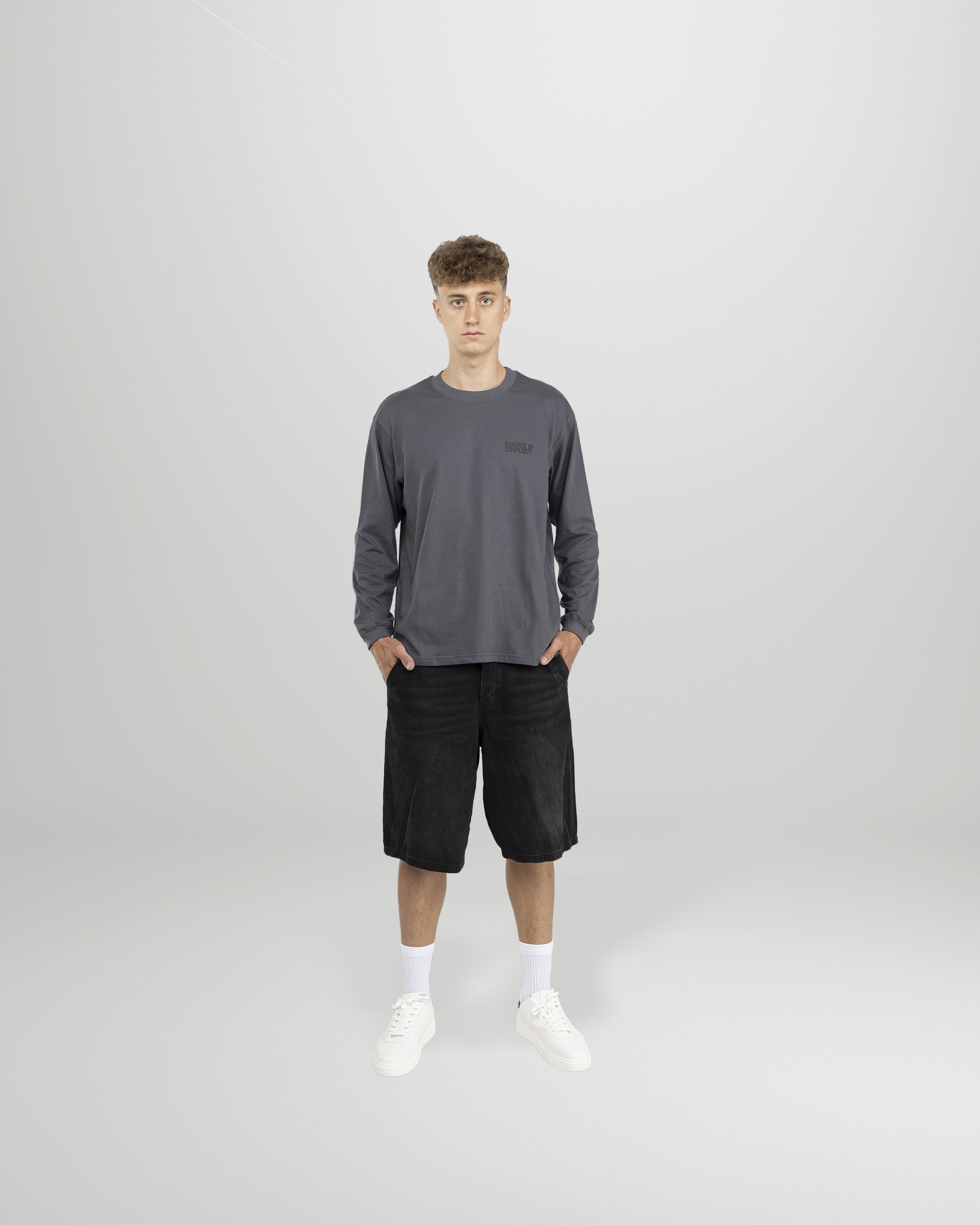 Arch.001 Ebony Long Sleeve Tee